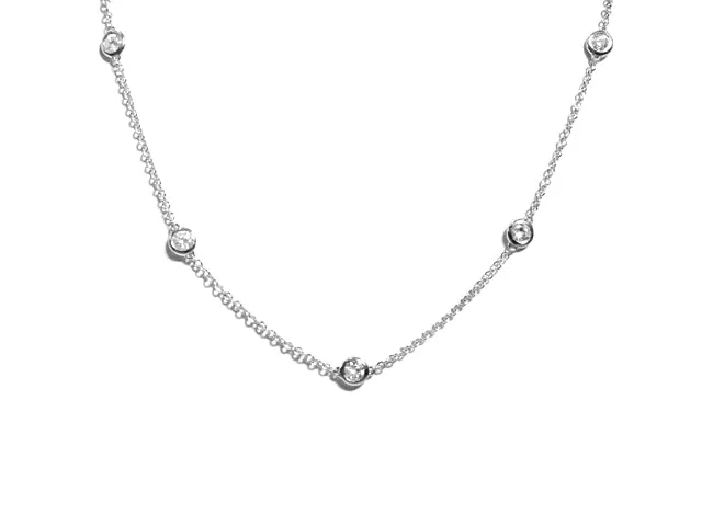 0.82ct tw Diamond By The Yard Necklace