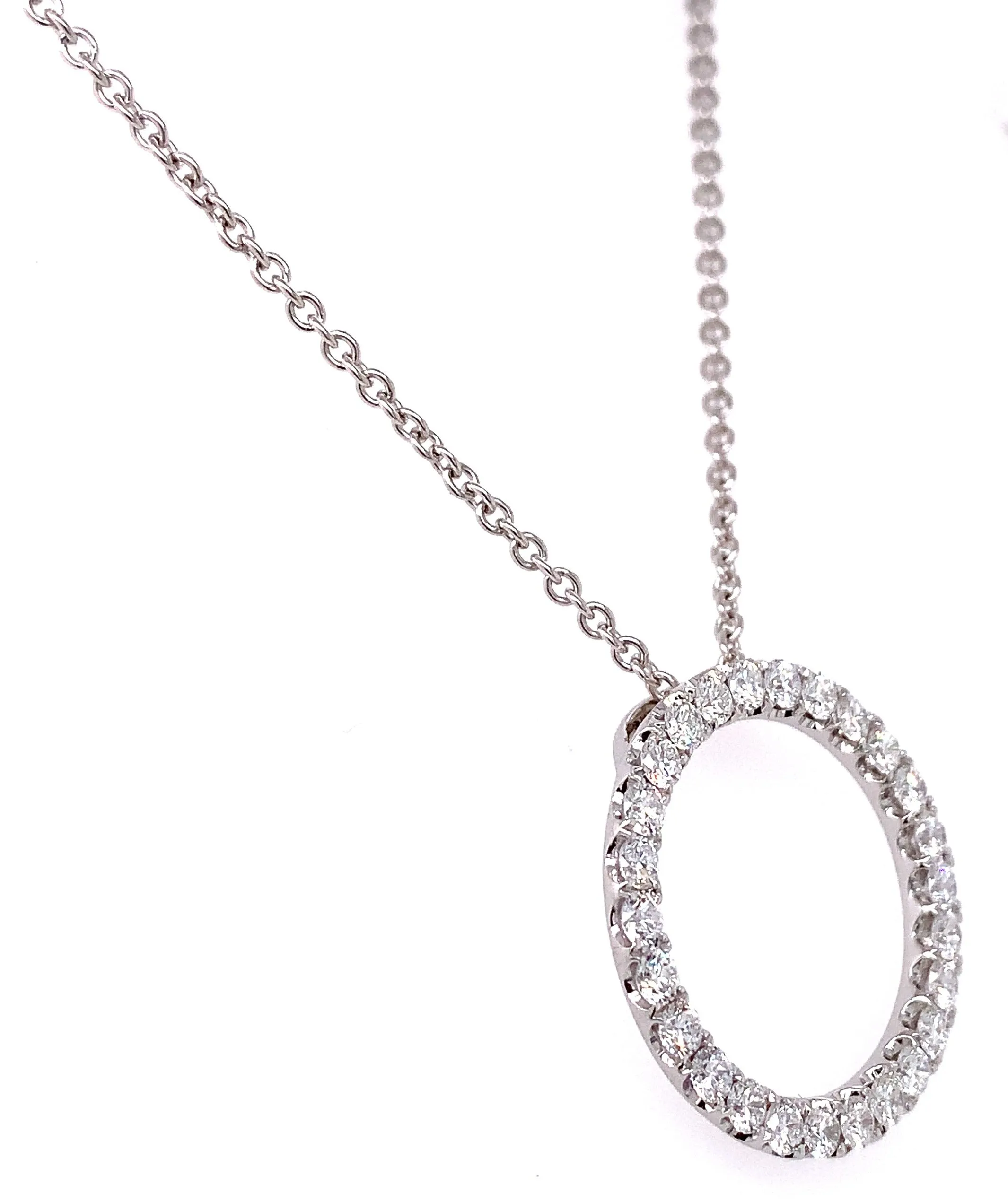 1.38ct tw Diamond Circle of Life Pendant Necklace