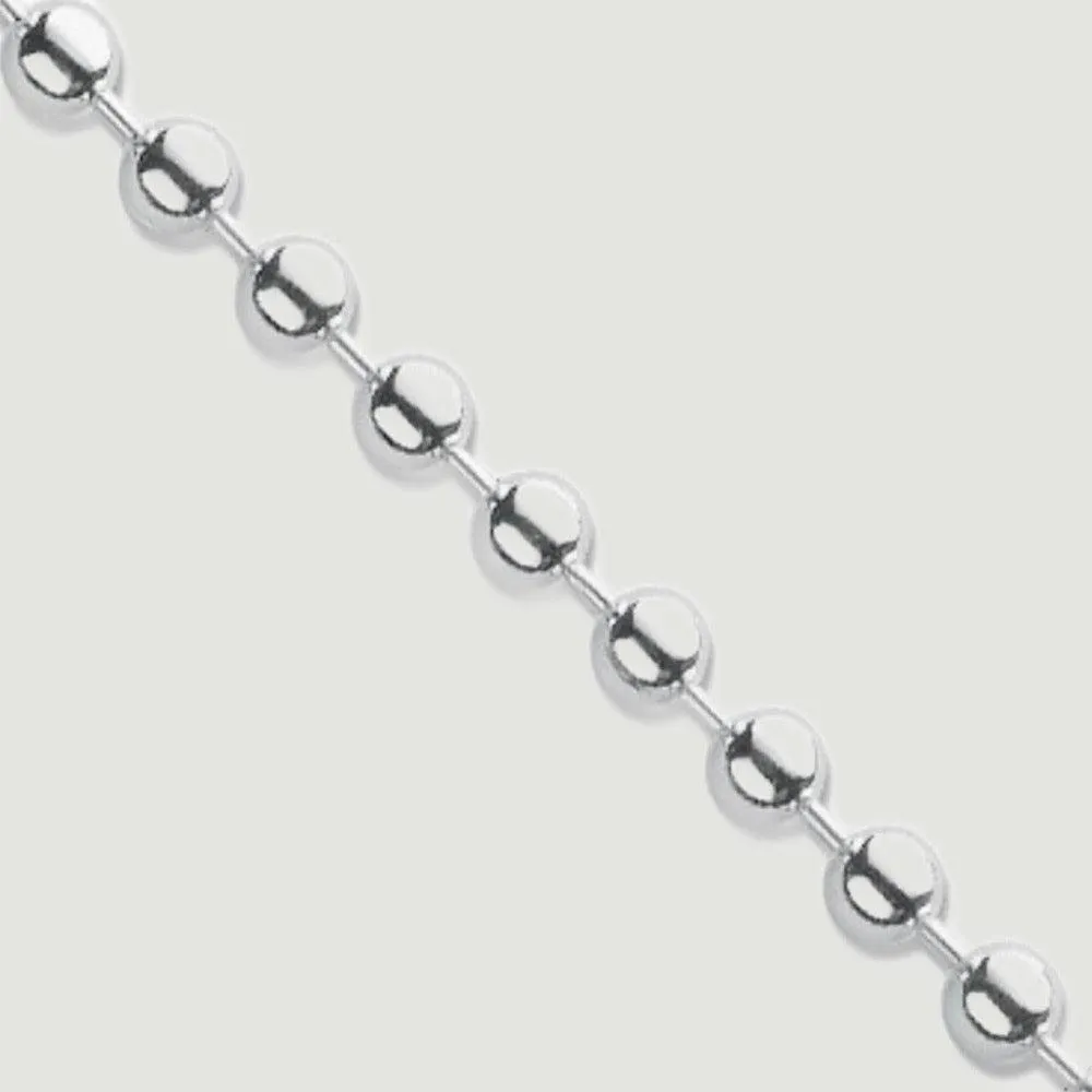 4mm Silver Ball Chain