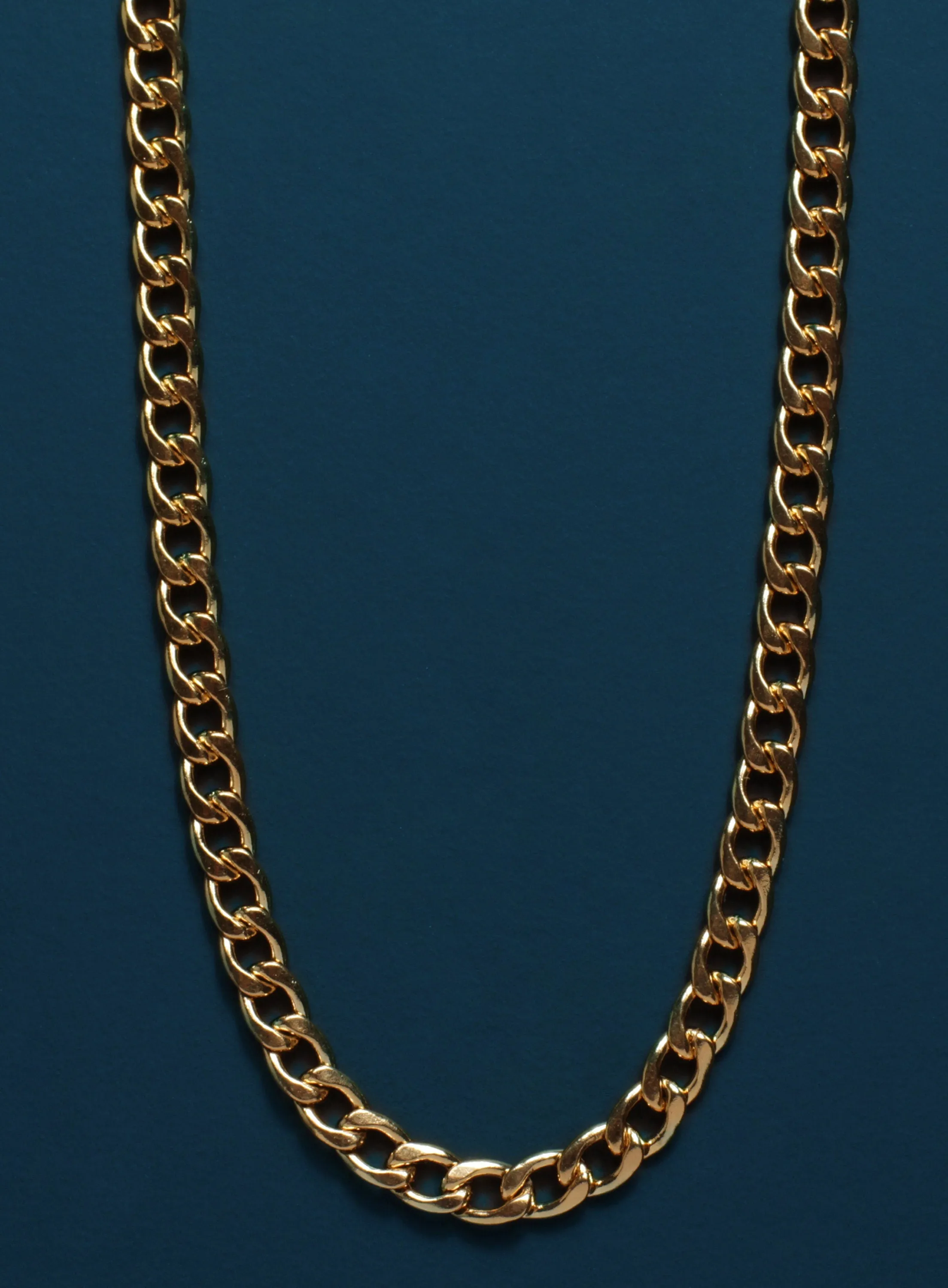 5mm gold curb chain