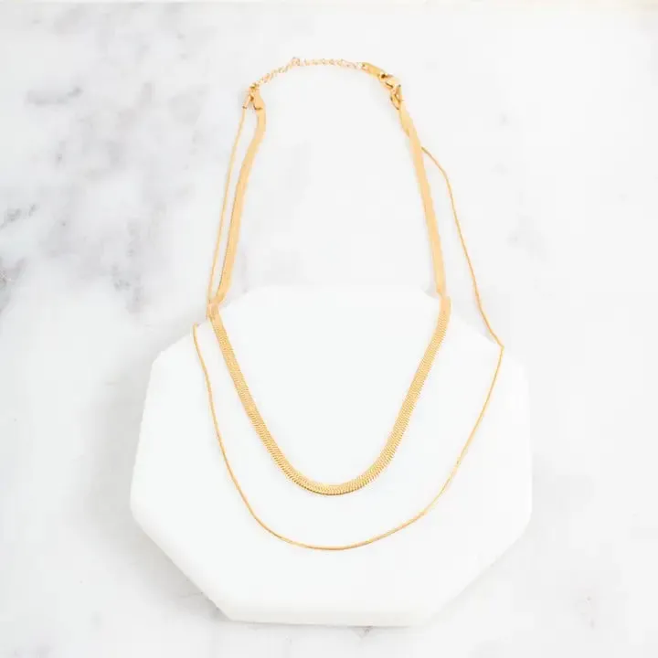 Brooklyn Layered Chain Necklace