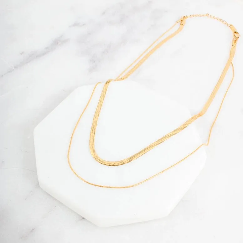 Brooklyn Layered Chain Necklace