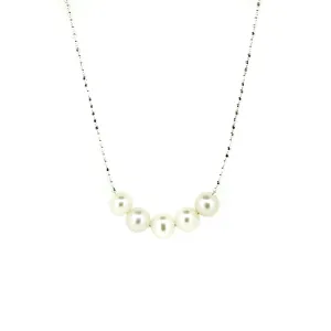 Cable Beach Sands Pearl Necklace Sterling Silver