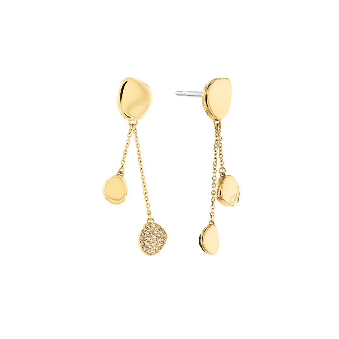 Calvin Klein Yellow Gold Earrings Ref :35000212