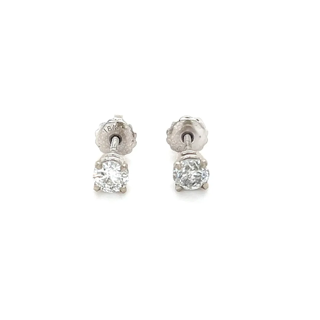 Classic 4 Prong Diamond Studs