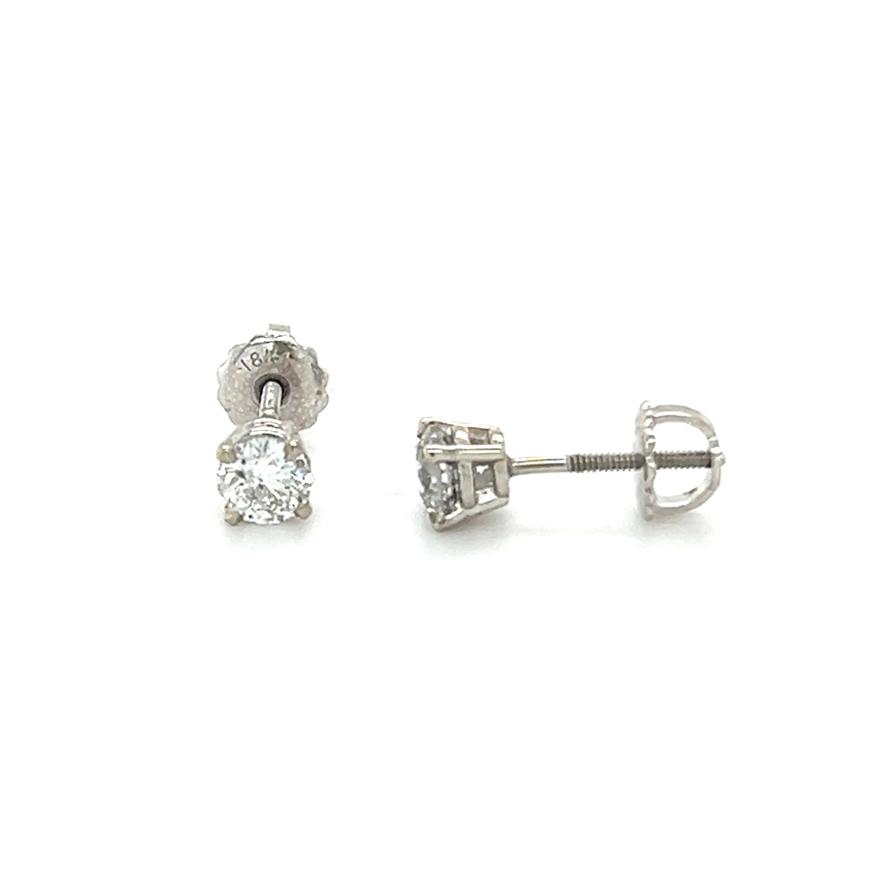 Classic 4 Prong Diamond Studs