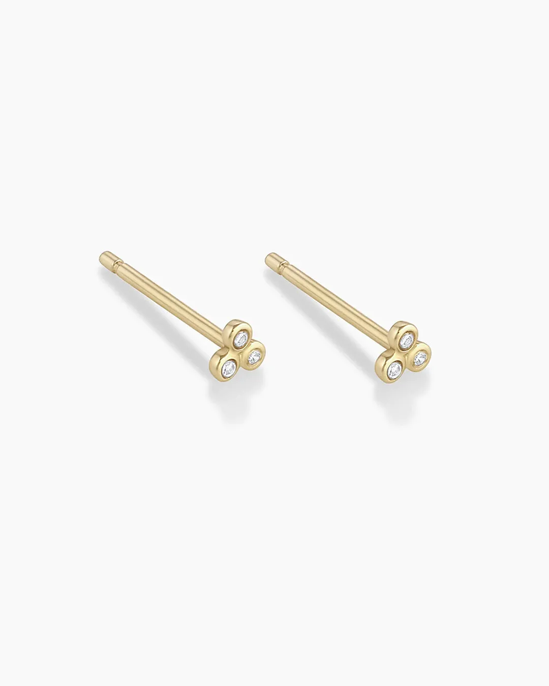 Classic Diamond Trio Studs