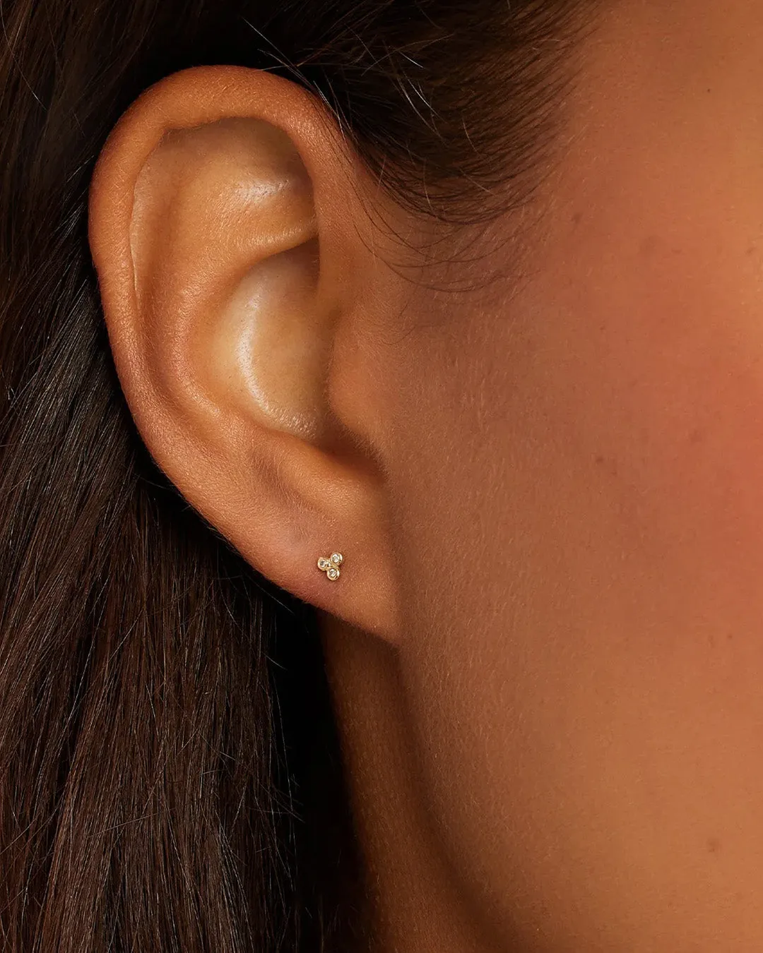 Classic Diamond Trio Studs