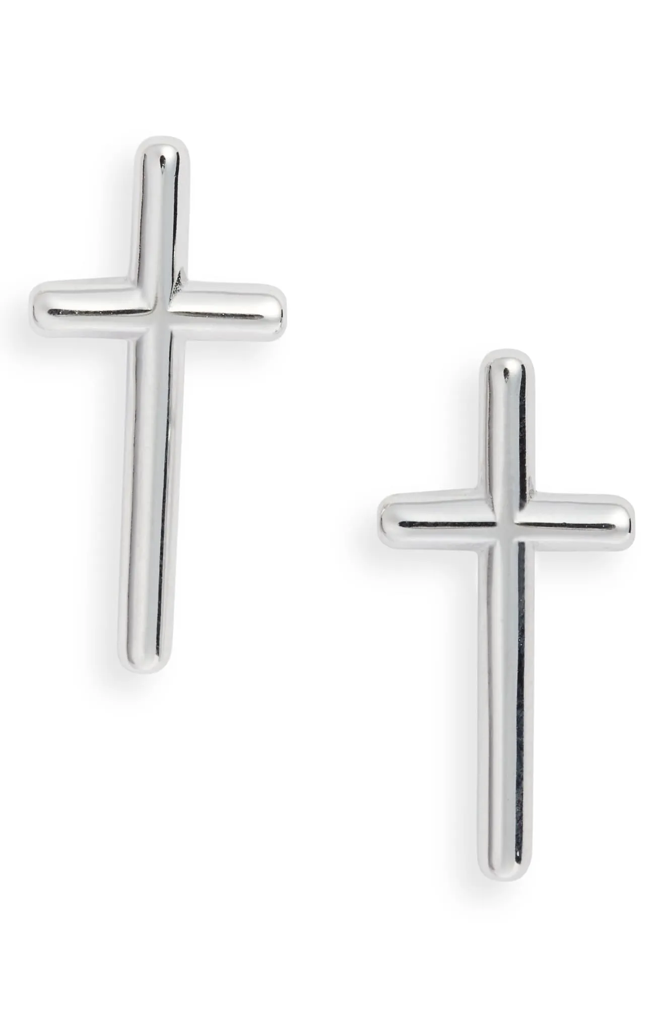 Cross Stud Earrings | More Colors Available