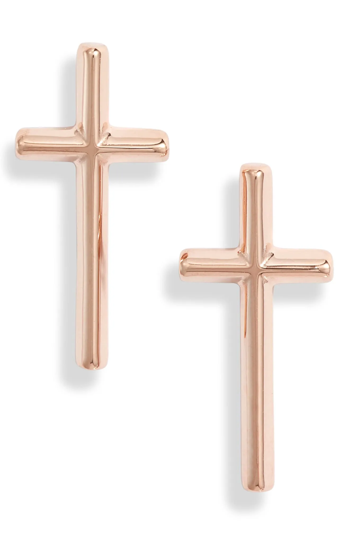 Cross Stud Earrings | More Colors Available