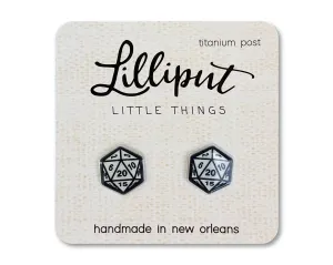 D20 Post - Post Earrings