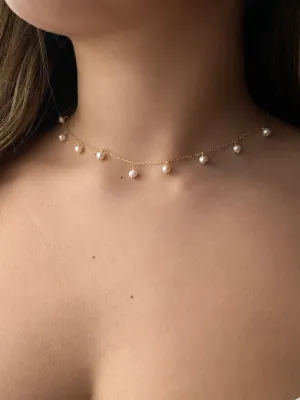 Dangly Pearl Necklace