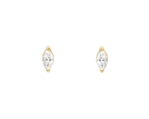 Diamond Marquise Studs