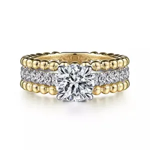 Dorian - 14K Round Diamond Engagement Ring