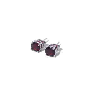 Garnet Studs