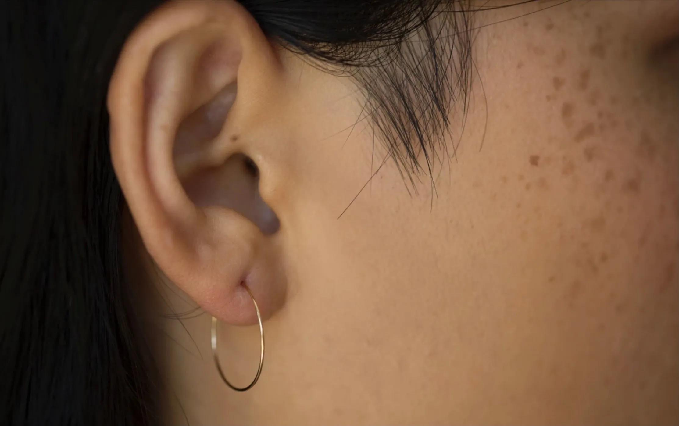 Gjenmi :: Large LA Hoops PAIR 14K