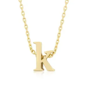 Golden Initial K Pendant