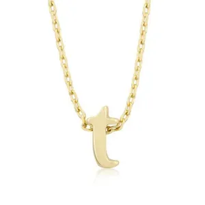 Golden Initial T Pendant