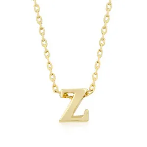 Golden Initial Z Pendant