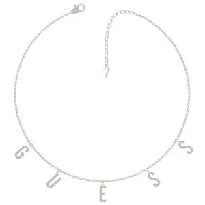 GUESS 15-17" Letters Charm Chain SST