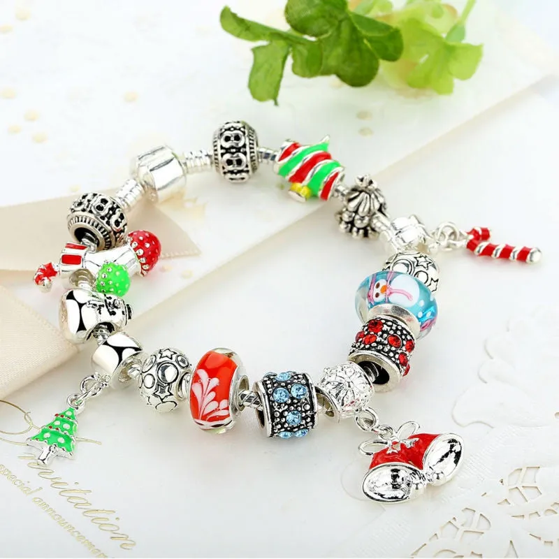 High Quality Chain Bracelet for Women With Exquisite Murano Glass Beads Christmas Charm Gift DIY Gift