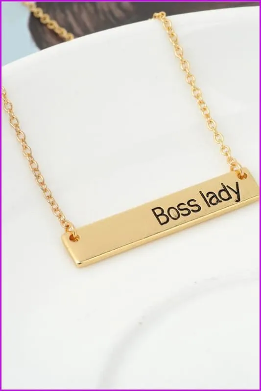 Jewelry "Boss Lady" Necklace F1224