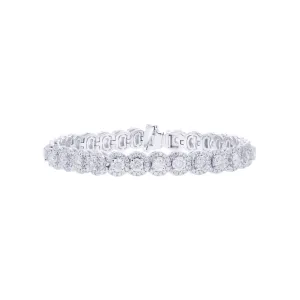 Kendall Halo Diamond Bracelet