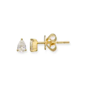 La Grande Pear Diamond Studs (3mm x 4.5mm)