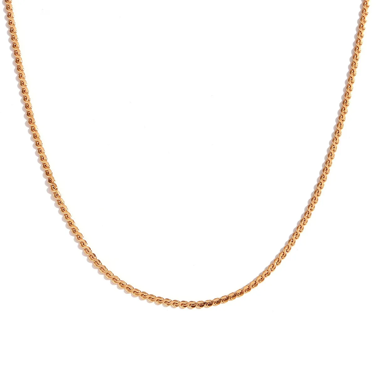 Minimalist Women Stainless Steel 18K Gold Plated Waist Chains