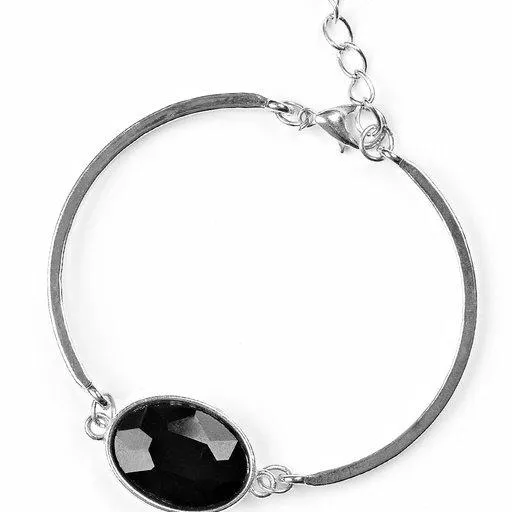 Paparazzi Bracelet ~ Definitely Dashing - Black