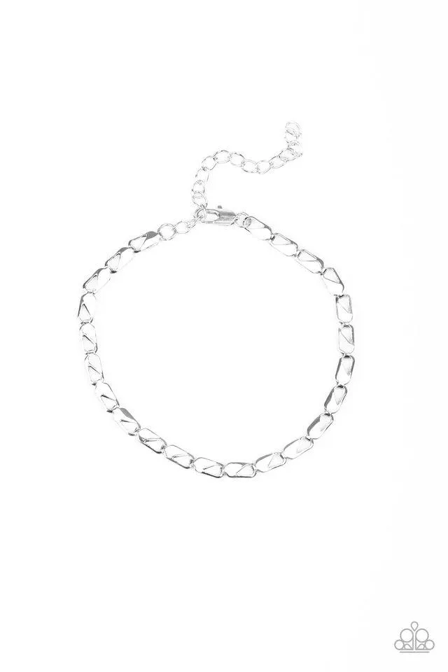 Paparazzi Bracelet ~ K.O. - Silver