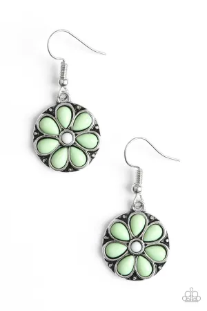 Paparazzi Earring ~ MARIGOLD Rush - Green