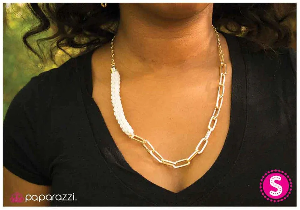 Paparazzi Necklace ~ On the Prowl - White