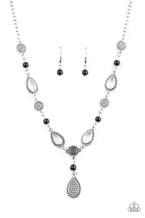 Paparazzi Necklace ~ RAINFOREST or Shine - Black