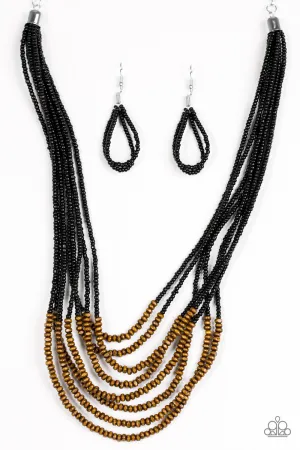 Paparazzi Necklace ~ The Savannah Plains - Black