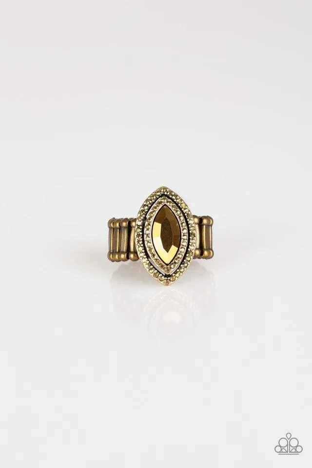 Paparazzi Ring ~ Modern Millionaire - Brass