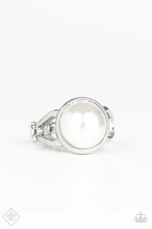 Paparazzi Ring ~ Pearl Powerhouse  - White