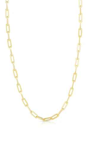 Paperclip Link Chain Necklace