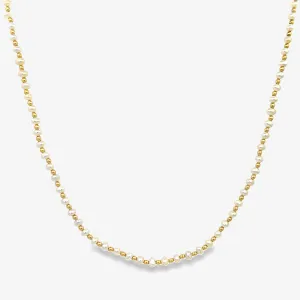 Pearl & Gold Bead Necklace