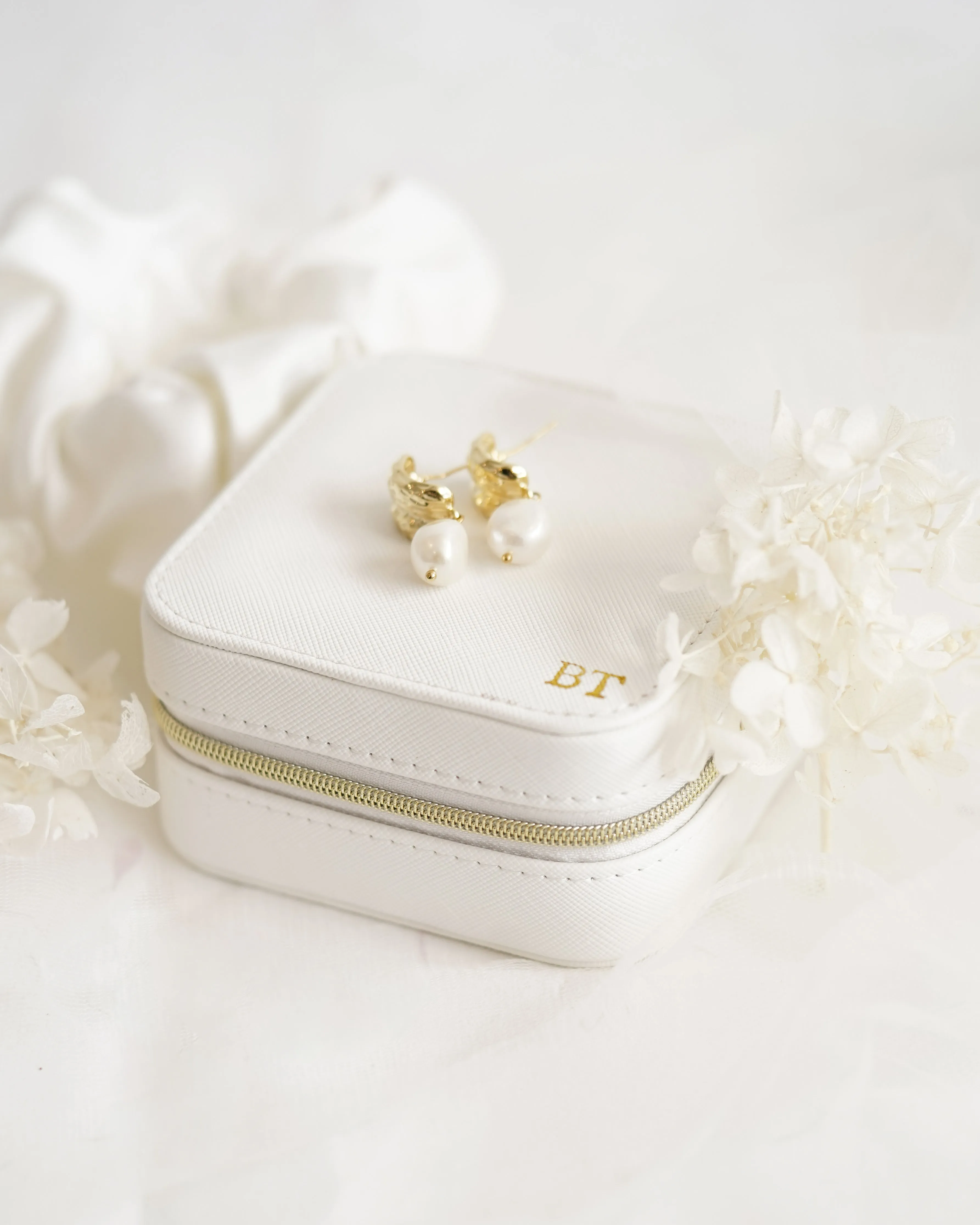 Personalised Jewellery Case - White