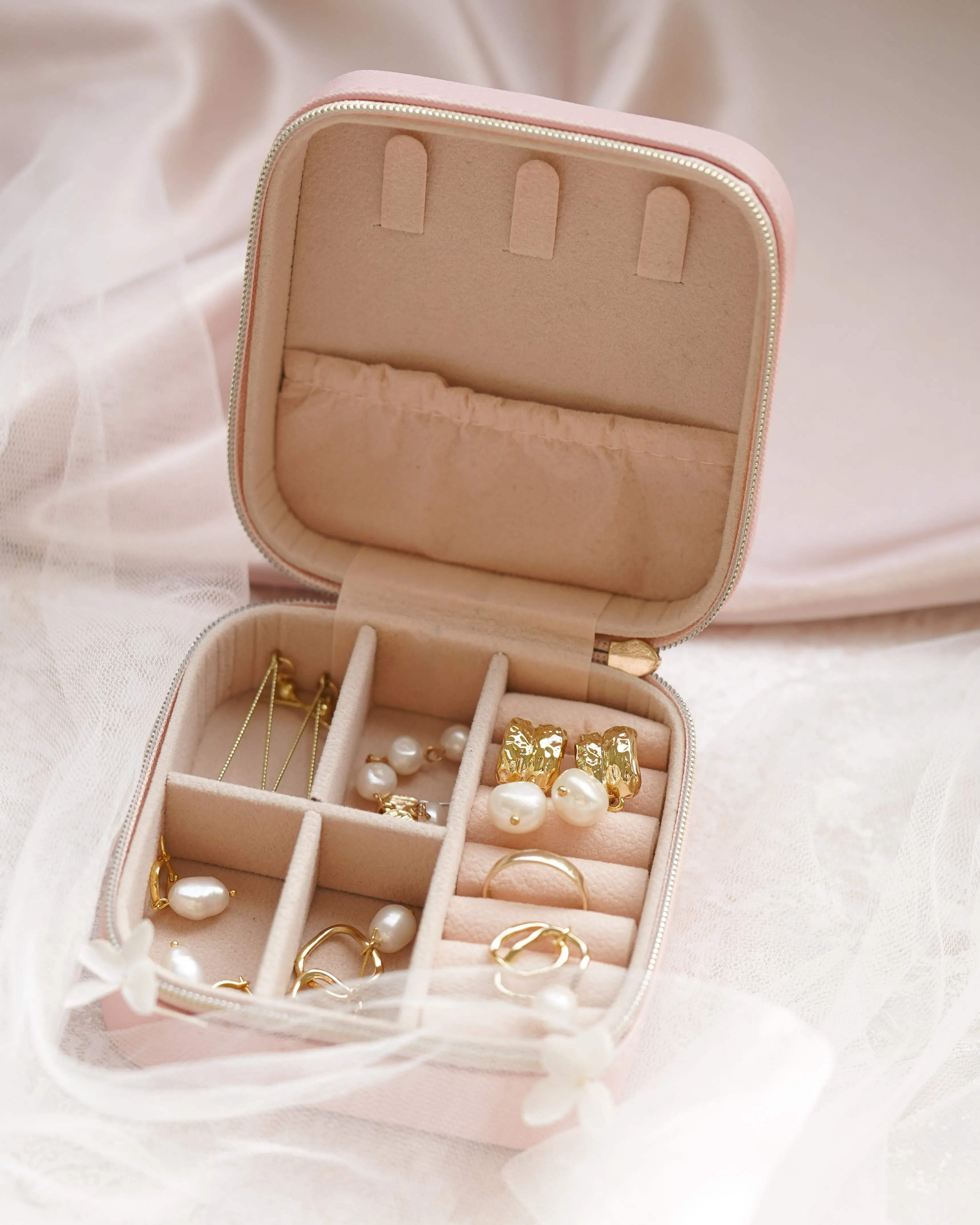 Personalised Jewellery Case - White