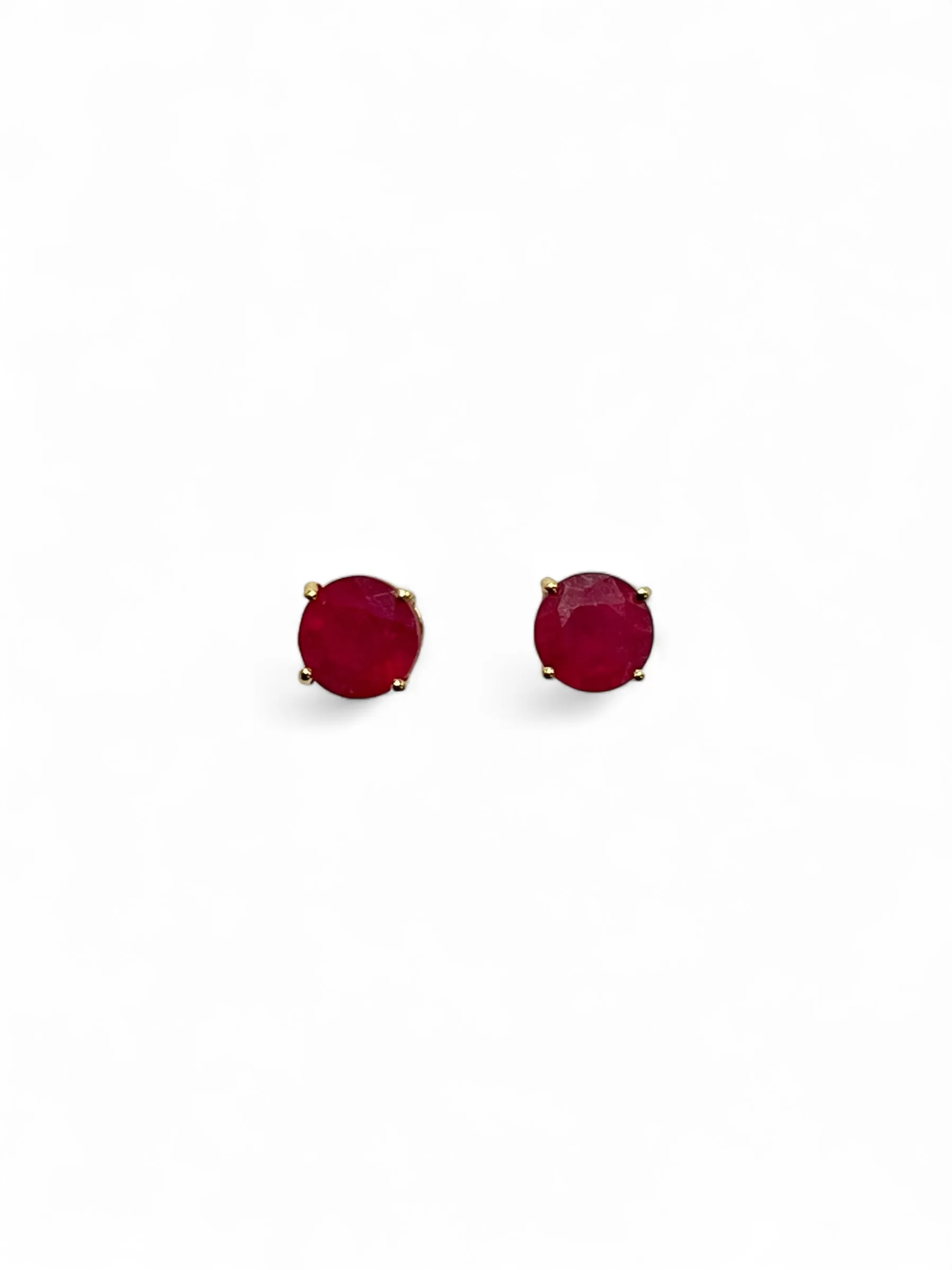 RUBY STUD EARRINGS