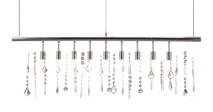 Shooting Stars Ceiling Lamp Chrome