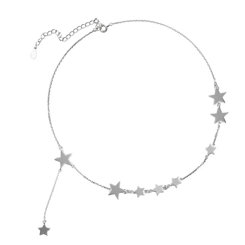 Simple Stars Pendant Necklace