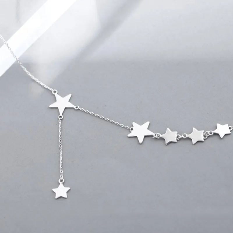 Simple Stars Pendant Necklace