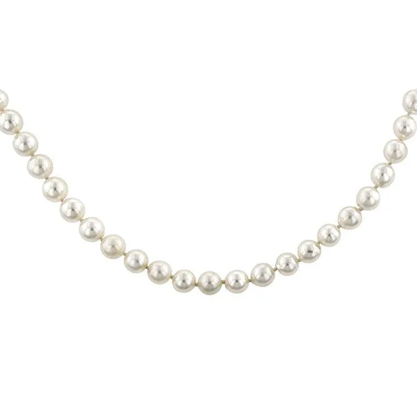 Single Strand Pearl Necklace