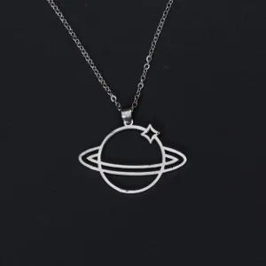 Smile Face Necklace Women Chain Figure Pendant Necklaces Girl Jewelry Silver Color Trendy Kpop Zinc Alloy Collares