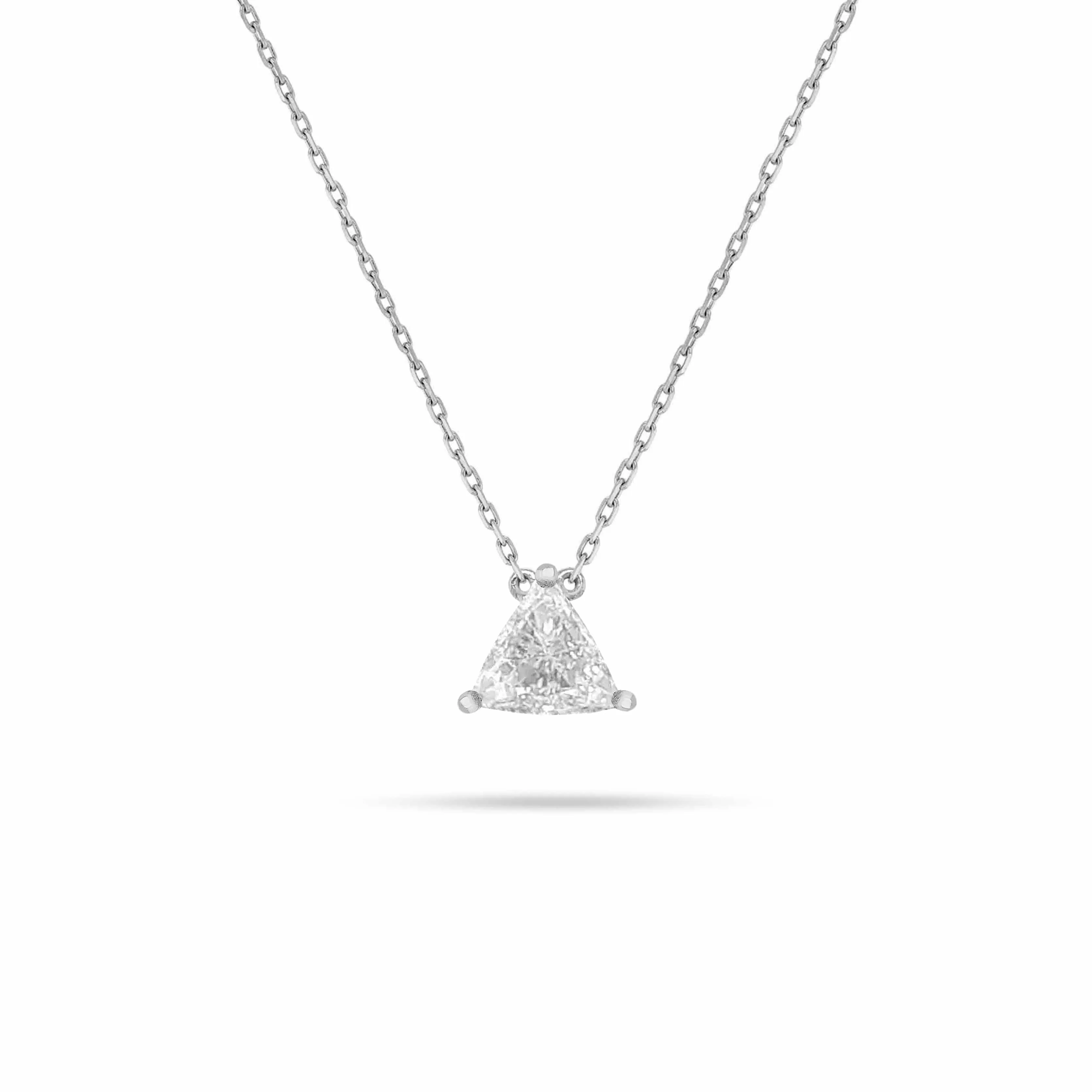 Solitaire Trilliant Diamond Pendant