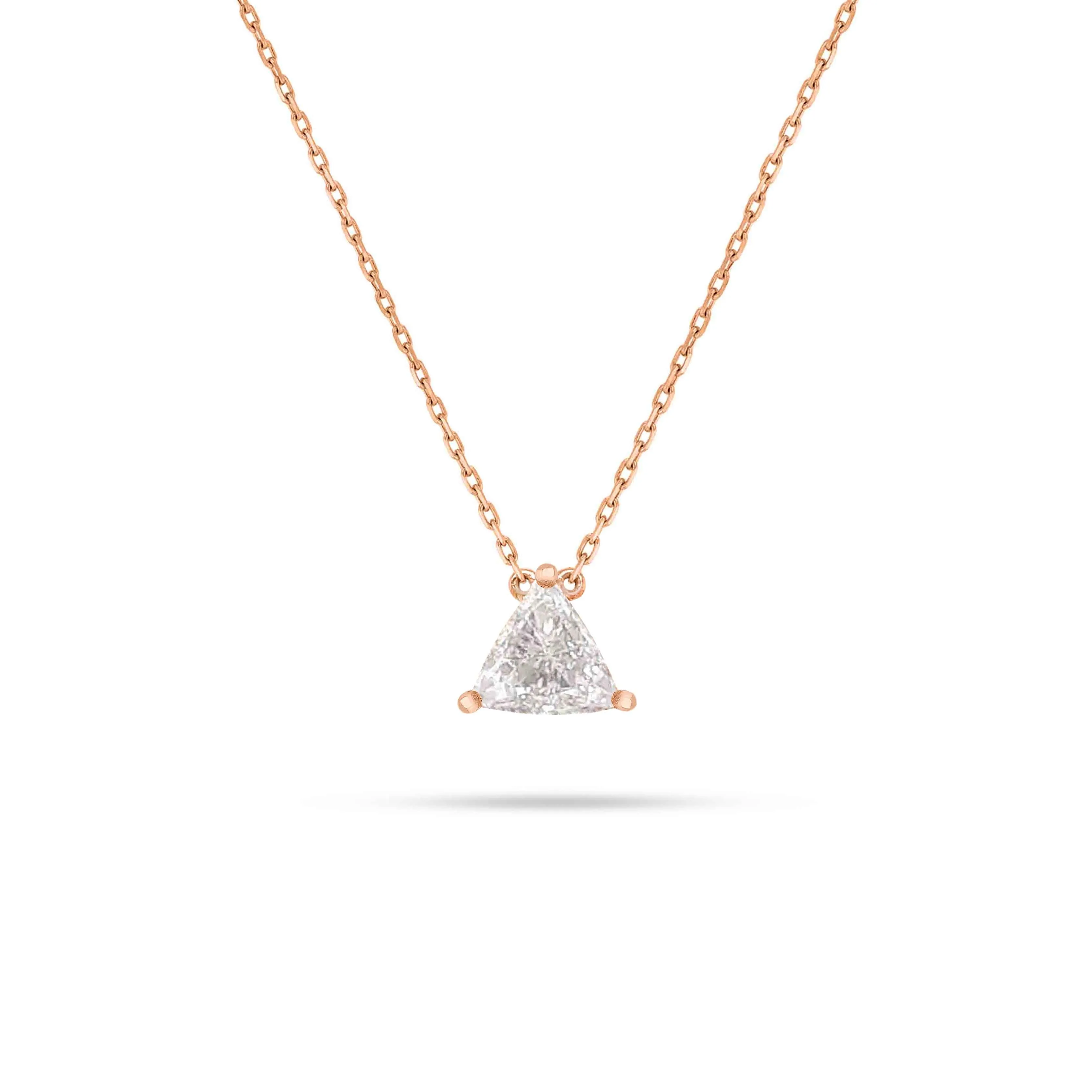 Solitaire Trilliant Diamond Pendant