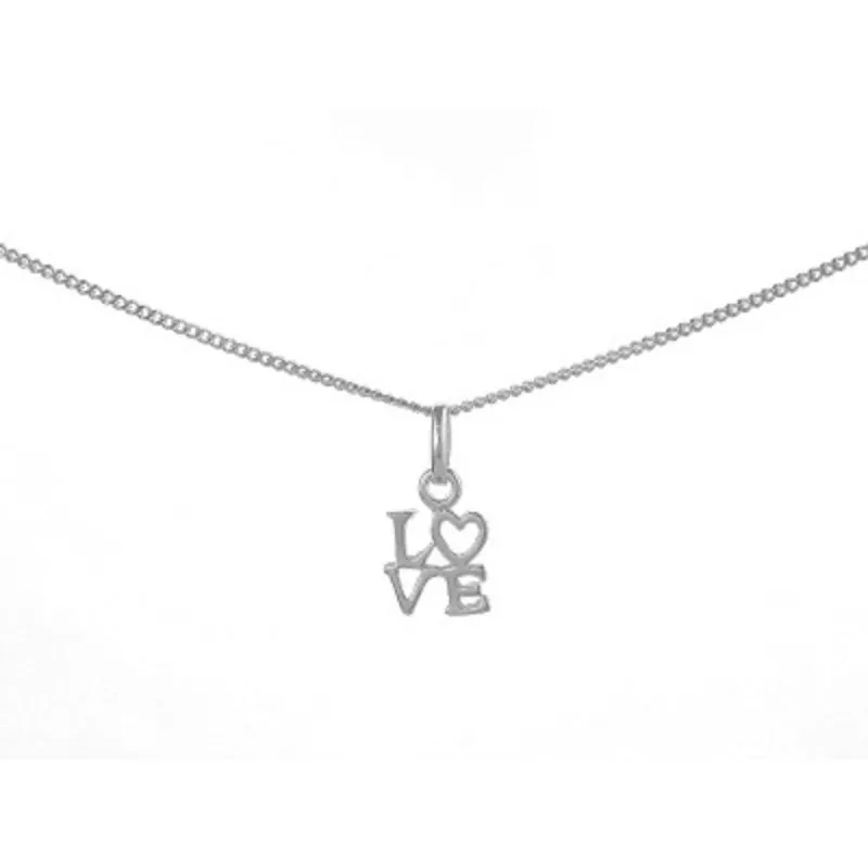 Sterling Silver Love Pendant